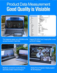 Usb4 nylon bện cáp-8 K 60Hz & 100W PD Gen3 Loại-C để C nhanh chóng sạc cho iPhone 16/15 Pro/Max, macbook, Samsung S23/S22 + - Product Image 3