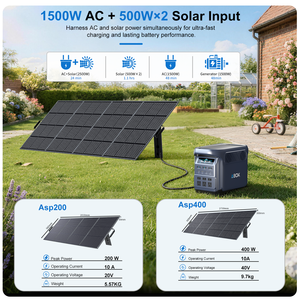 Estación de Energía Portátil OEM ODM de 1500W 2400W 3000W 5000W Lifepo4, Estación de Energía Solar Portátil para Exteriores - Product Image 5