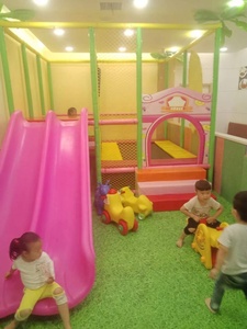 Aire de jeux intérieure avec filet de protection en PVC, château malicieux pour enfants, garçon <span class=keywords><strong>et</strong></span> fille - Product Image 5