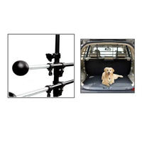 Barrière de siège arrière réglable en acier pour animaux de compagnie, petite à grande, en maille, pour chats et chiens, idéale pour les voyages – Vente directe usine