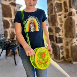 Nuevo diseño, bolso de hombro de PVC de forma redonda de 9 pulgadas, bolso de pecho de PVC impermeable transparente, bolso cruzado de gran capacidad - Product Image 2