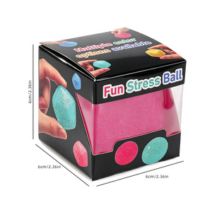 Nouvelles balles sensorielles en gel à mémoire de forme, jouets anti-stress texturés, balles réalistes en sucre de malt, Squishies avec boîte - Product Image 2