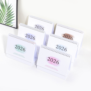 Bán buôn lịch để bàn hàng ngày kiểu mới 2026, trang trí nhà cửa văn phòng, có đồng hồ giấy, lịch để bàn lật tháng tùy chỉnh - Product Image 6