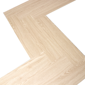 <span class=keywords><strong>Planche</strong></span> de sol en vinyle Click hybride à noyau rigide SPC en chêne gris gaufré à grain de bois - Product Image 2
