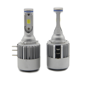 ADT 2pcs H15 LED Phare 100W 8000LM Ampoule de phare 6000K Lumière blanche H15 C6 DRL Sans erreur - Product Image 3