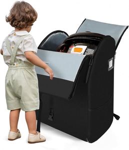 Siège auto pour bébé pliable, nouveau design, certifié BSCI, pour voyage en avion et voiture, avec housse de transport, compatible poussette et porte-bagages - Product Image 2