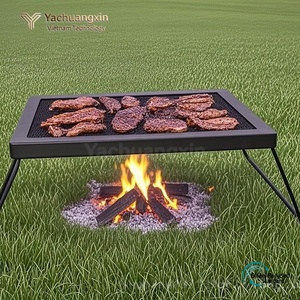Parrilla de Barbacoa Metálica para Exteriores, Estufa para Leña, para Acampar y Cocinar - Product Image 5