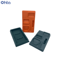 Boîte d'emballage intérieure ovale en pulpe biodégradable et écologique sur mesure pour cadeaux et électronique – Boîte en pulpe de papier moulée