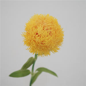 I593 Bola <span class=keywords><strong>de</strong></span> <span class=keywords><strong>pelo</strong></span> <span class=keywords><strong>de</strong></span> una sola rama Feel Green Caryophyllus Decoración del hogar Arreglo floral Adornos - Product Image 5