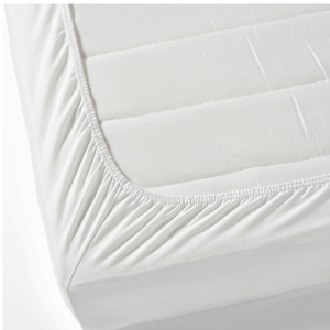 180TC 100% Sábana Bajera Blanca Algodón para Uso Doméstico, Venta a Granel Sábana Bajera con Elástico EN LA Parte Inferior - Product Image 1