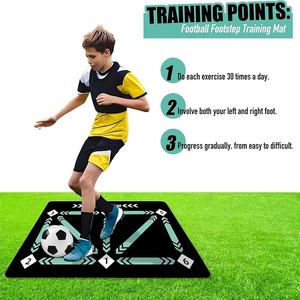 ที่วางเท้าฟุตบอลแบบเงียบกันลื่นลูกบอลสำหรับฝึกใช้ฝึกซ้อมฟุตบอลฝึกความคล่องตัวทนทานเครื่องมือฝึกฝนในอุดมคติ - Product Image 2