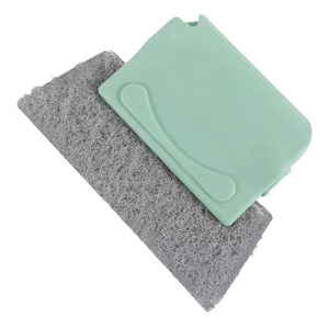 Cepillo de microfibra para limpiar rieles de ventanas, para grietas y ranuras, herramienta de limpieza doméstica multifuncional - Product Image 5