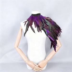 Pañuelo de Hombro con Plumas Estilo Rococó para Eventos y Fiestas Románticas Vintage, Año Nuevo, Navidad, Festival de Primavera, Bailarina de Bar, Desfile de Moda - Product Image 5