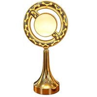 Lampe de table LED à intensité variable, emballée dans un coffret cadeau, commande tactile, modes d'éclairage multiples, lampe de table souvenir pour mariage et fêtes