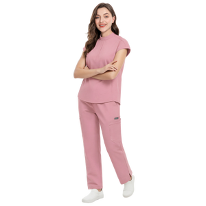 42393 Ensembles de Blouses Médicales Personnalisées ; Uniformes Médicaux Personnalisés Imprimés pour Femme – Tenues Médicales Estampées - Product Image 1