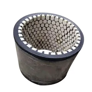 Higher Wear Resisting Ceramic Lined Hose Sand Blasting Ceramic Rubber Hose for thermal power plants, cement plants