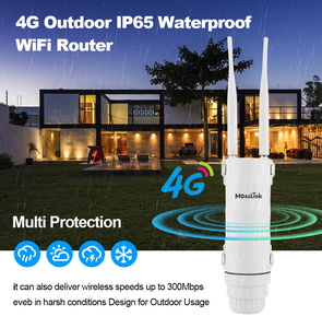 실외 4G LTE 무선 라우터 방수 4G SIM 카드 300Mbps 광역 Wi-Fi 익스텐더 라우터 <span class=keywords><strong>2</strong></span> WAN LAN 이더넷 포트 - Product Image 5