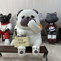 Sculpture en résine de héros de dessin animé populaire, statue de personnage personnalisée, modèle Feng Shui moderne pour exposition en magasin thématique