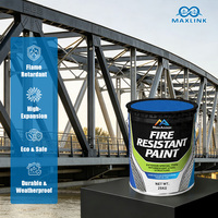 Peinture ignifuge pour structure en acier de qualité industrielle, revêtement extérieur spécial intumescent retardateur de flamme