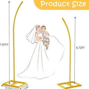 <span class=keywords><strong>Arche</strong></span> de mariage en fer <span class=keywords><strong>doré</strong></span> la plus vendue, taille personnalisable, pour décoration de bouquets de ballons - Product Image 4