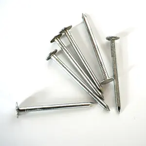 Galvanized clout and roofing nails