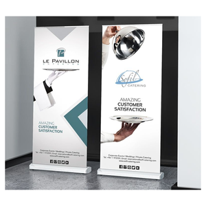 Expositor Enrollable para Publicidad Exterior, Soporte de Banner Enrollable Portátil de Aluminio de Fábrica de Impresión de Vietnam - Product Image 3