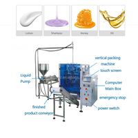 Machine d'emballage automatique de sachets de sauce, machine d'emballage pour shampoing, gel douche, bain de bouche, sachets de 500 ml et 1 L