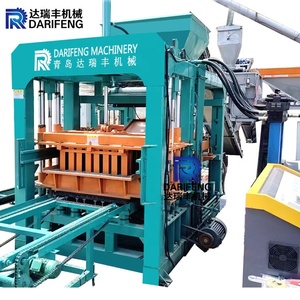 QT6-15 otomatis penuh getaran tekan blok mesin pembuat blok produsen beton berongga/padat/Paving Blok - Product Image 1