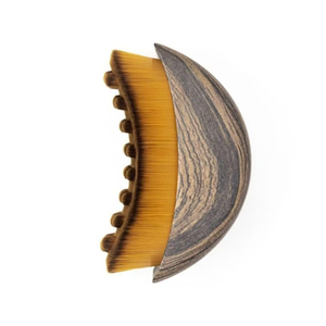 Cepillo de Masaje Facial Curvo para Drenaje Linfático, con Cerdas Naturales Suaves, para Masaje en Seco - Product Image 3