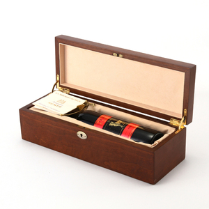 Boîte de rangement certificat bijoux Rectangle multi-fonction avec couvercle feuille de bois massif décoration de la maison moderne - Product Image 2