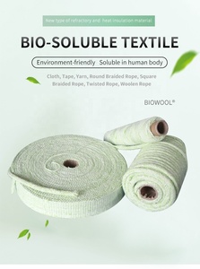 Biowool bio-hòa tan bện gốm sợi dây thừng vật liệu chịu lửa Gasket sản phẩm - Product Image 6