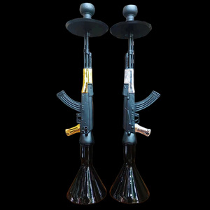 Offre Spéciale – <span class=keywords><strong>Chicha</strong></span> de Luxe Givrée avec Logo Personnalisé, Mini Coffret Cadeau Rose et Blanc, <span class=keywords><strong>Chicha</strong></span> en Forme de Pistolet <span class=keywords><strong>AK47</strong></span>, Écologique et Durable - Product Image 5