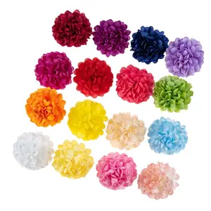 Wholesale Artificial Flowers Home Wedding Decor Artificial Chrysanthemum Flower Heads Silk Flower