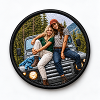 Patchs en toile brodés personnalisés – Tailles sur mesure – Créez votre propre photo/logo/texte pour vêtements, casquettes, harnais pour chiens