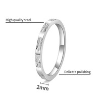 Vente en gros de bagues en or de haute qualité Bagues étanches en acier inoxydable or 18 carats