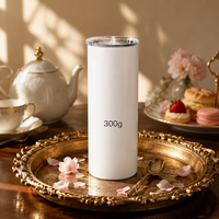 Offre Spéciale – Gobelets Droits et Étroits à Sublimation, Capacités et Tailles Personnalisables (12oz, 15oz, 20oz, 30oz)