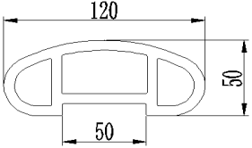 Bán buôn trang trí sàn nhựa đường ray 120mm * 50mm - Product Image 3