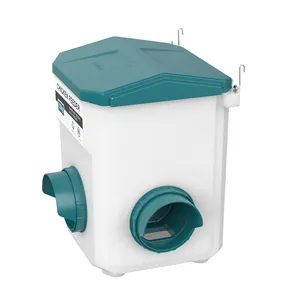 Comedero y bebedero automático de plástico para aves de corral con patas comedero de 8kg bebedero de agua de 7L para pollitos y pollos