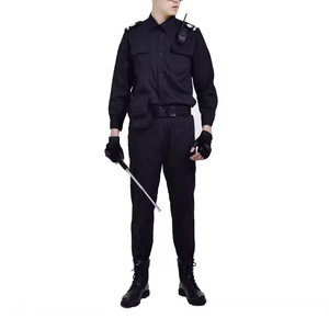 Proveedor OEM de Ropa Profesional, MOQ Bajo, Uniforme de Guardia de Seguridad en Tallas Grandes, Descuento por Volumen, Traje con Estampado - Product Image 1