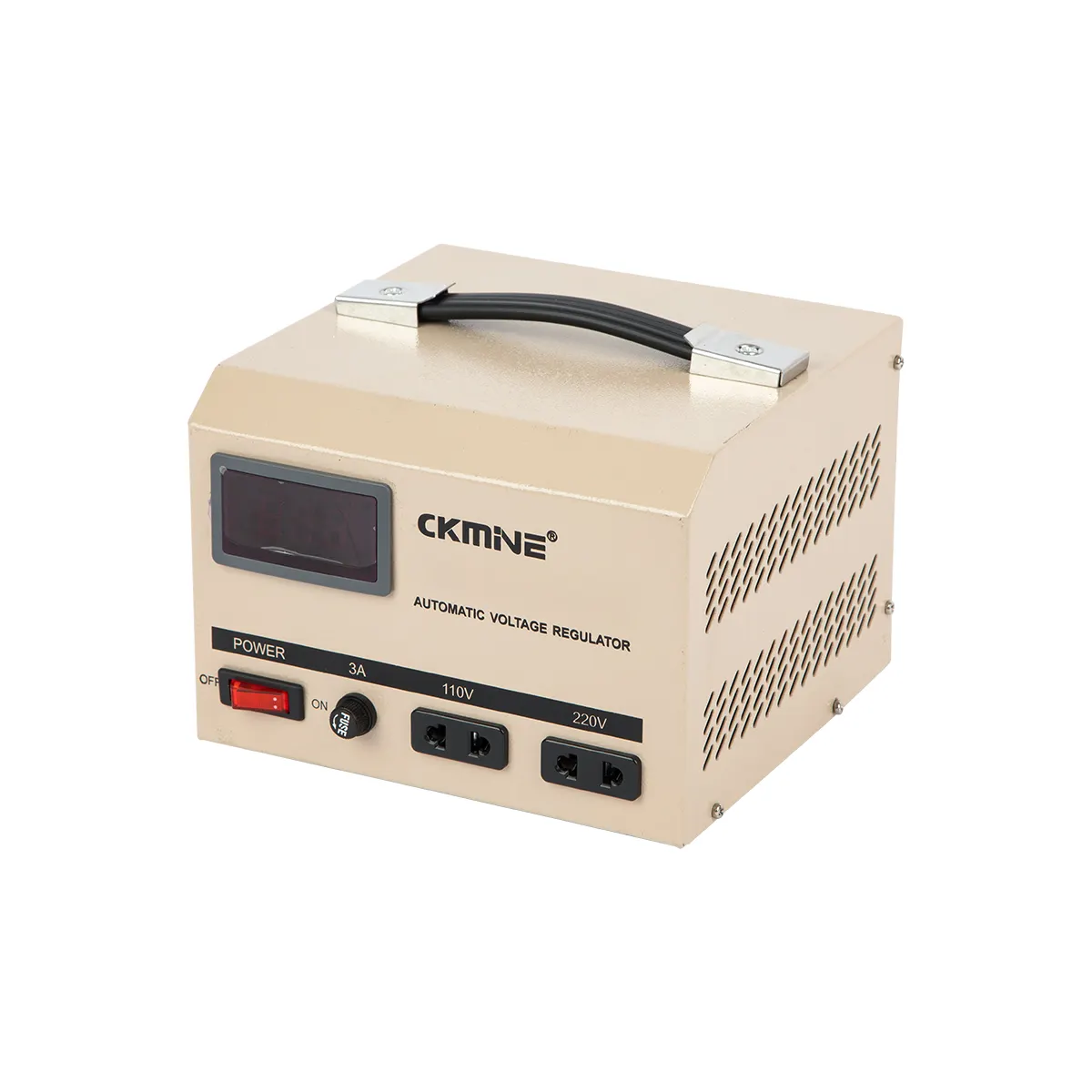 CKMINE 1500w 1.5kva การรับรู้อัตโนมัติแรงดันไฟฟ้าหม้อแปลงตัวแปลงตัวควบคุม 150-250V 1 เฟส Stabilizer สําหรับส่งออก