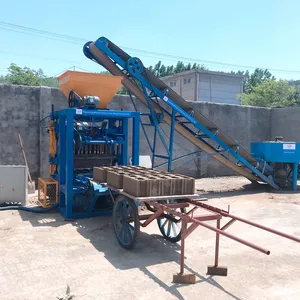 Otomatik hidrolik elektrik Caly Hollow beton çimento döşeyici Holow blok yapma makineleri katı tuğla kalıplama makinesi