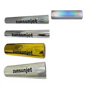 Zunsunjet Generic UV Cold <b>Foil</b> Process <b>Gold</b> Silver Transparent Durable Aluminum <b>Foils</b> for DTF Printer and Plastic Applications - Product Image 2