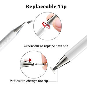 ST04 2 In 1 ปากกาสไตลัสแท็บเล็ตโน้ตบุ๊คActive Capacitiveการเขียนการเขียนดินสอโทรศัพท์พร้อมปากกาลูกลื่นสําหรับIP <span class=keywords><strong>Android</strong></span> - Product Image 5