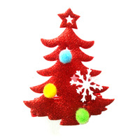 Barrettes de Noël scintillantes pour animaux de compagnie, épingles à cheveux en forme d'arbre de Noël pour chiens et chats, accessoires de fête et de déguisement pour animaux