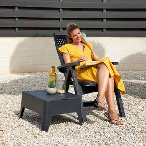 Poltrona Reclinabile in Metallo (Confezione da 2) Design Contemporaneo e Resistente, Sedia Ergonomica Multi-posizione per Giardino, Spiaggia e Esterni - Product Image 6