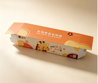 Boîtes en carton pliables écologiques biodégradables personnalisées pour l'emballage des produits d'épicerie et des supermarchés avec des sacs alimentaires à ouverture facile