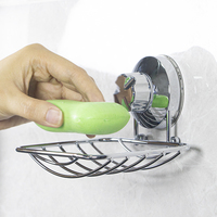 Porte-savon de salle de bain en acier inoxydable pour hôtel Porte-savon de salle de bain Support de téléphone portable pour salle de bain avec ventouse et douche