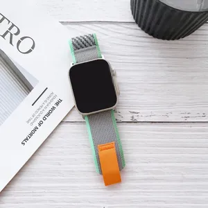 Precio de fábrica 2023 elástico Trail Loop para Apple Watch Series Ultra 2 9 8 7 6 Band 49mm correa de pulsera de nailon transpirable deportiva