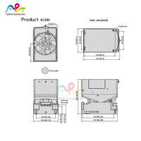 Accessoires de haute qualité ICT 24VDC 8 trous en métal à haute vitesse, capteur importé, distributeur de jetons pour machine à monnaie, jeu mac