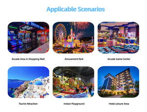 Máquina de Juego de Carreras de Autos Arcade PlayFun de Doble Asiento Simulador Operada por Monedas para Sala de Juegos Conduce Rápido y Furioso - Product Image 6